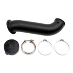 Wehrli 04-07 Dodge Ram Cummins 4in Down Pipe - w/ High Mount S300 Turbo & 2nd Gen Manifold