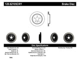 Stoptech 08-19 Cadillac CTS Rear Premium Cryostop Brake Rotor