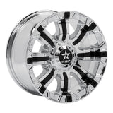 RBP 94R 18x10 8x170 BP / 5.5 BS 0mm Offset 129mm CB (Hub Centric) Chrome w/Black Inserts Wheel