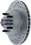 StopTech 68-69 Ford Mustang Right Slotted & Drilled Brake Rotor - Front