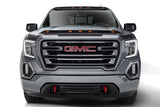 AVS 2019 GMC Sierra 1500 Aeroskin Low Profile Hood Shield w/ Lights - Black