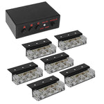 Xtune LED Strobe Lights 6 pcs 18 LEDs w/Control Box White ACC-LED-STL18-W