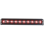 ANZO Universal 12in Slimline LED Light Bar (Red)