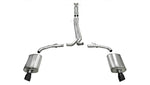 Corsa 10-13 Ford Taurus SHO 3.5L V6 Turbo Sport Cat-Back Exhaust w/ Dual 4in Black Tips