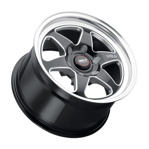 Weld 17x10 Ventura 6 Drag 6x139.7 ET25 BS6.50 Gloss BLK MIL DIA 106.1