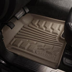 Lund 15-17 Chevy Silverado 2500 Crew Cab Catch-It Floormat Front Floor Liner - Tan (2 Pc.)