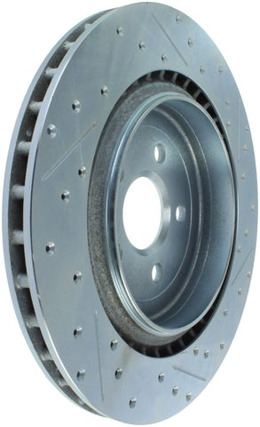 StopTech Select Sport Drilled & Slotted Rotor - Front Left