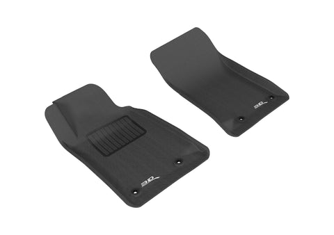 3D MAXpider 2010-2015 Chevrolet Camaro Kagu 1st Row Floormat - Black