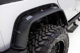 Lund 07-17 Jeep Wrangler FX-Flat Smooth Elite Series Fender Flares w/Black Bolts - Black (4 Pc.)