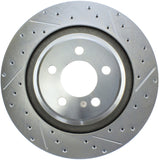 StopTech Select Sport 13-14 Dodge Challenger SRT8 Drilled and Slotted Rear Left Brake Rotor