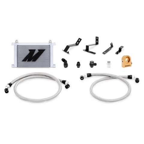 Mishimoto 2016+ Chevy Camaro Oil Cooler Kit w/ Thermostat - Silver