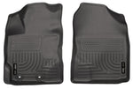 Husky Liners 12-18 Toyota Yaris WeatherBeater Black Front Floor Liners