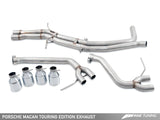 AWE Tuning Porsche Macan Touring Edition Exhaust System - Chrome Silver 102mm Tips