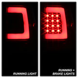 xTune 07-13 Toyota Tundra Light Bar LED Tail lights - Black (ALT-ON-TTU07V2-LBLED-BK)