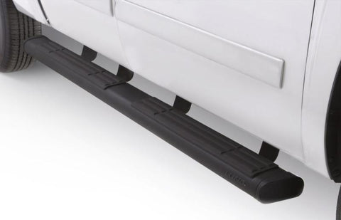 Lund 15-17 Chevy Silverado 2500 Crew Cab (Diesel) 6in. Oval Straight Black Nerf Bars - Black