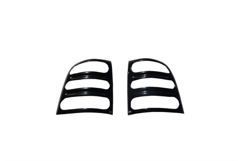 AVS 99-04 Ford F-250 Slots Tail Light Covers - Black