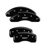 MGP 4 Caliper Covers Engraved Front & Rear MGP Black Finish Silver Char 2019 Buick Cascada