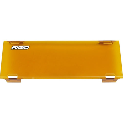 Rigid Industries 10in E-Series Light Cover - Amber -trim 4in & 6in