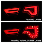 xTune 14-18 Chevy Impala (Excl 14-16 Limited) LED Tail Lights - Red Clear (ALT-JH-CIM14-LBLED-RC)