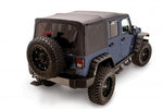 Lund 07-17 Jeep Wrangler RX-Rivet Smooth Elite Series Fender Flares w/SS Bolts - Black (4 Pc.)