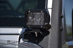 DV8 Offroad 4in Cube LED Light 18W Spot 3W LED - Chrome