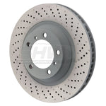 SHW 15-16 Porsche 911 Carrera 4 GTS 3.8L w/o Ceramic Brake Right Frt Drilled-Dimpled MB Brake Rotor