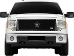 RBP RX-5 Halo Series Studded Frame 1pc. Grille 09-14 Ford F-150 (Except Harley Edition) - Black