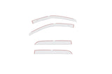 AVS 15-18 Dodge RAM 1500 Crew Cab Ventvisor Color Match Window Deflectors 4pc - Bright White CC