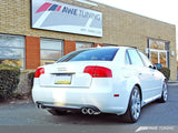 AWE Tuning Audi B7 A4 3.2L Track Edition Quad Tip Exhaust - Polished Silver Tips