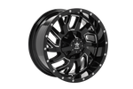 RBP 65R Glock 20x10 5x114.3 BP / 5 BS / -12mm Offset 78mm CB Gloss Black w/Machined Grooves Wheel