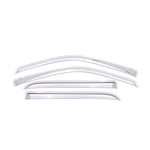 AVS 09-18 Dodge RAM 1500 Crew Cab Ventvisor Front & Rear Window Deflectors 4pc - Chrome