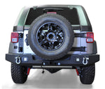 DV8 Offroad 07-18 Jeep Wrangler JK Full Length Rear Bumper w/ Light Holes