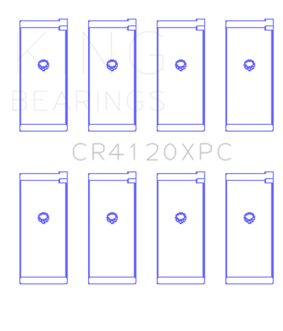 King 1992+ Mitsubishi 4G63/4G64 EVO I-IV (Size STDX) Connecting Rod Bearing Set