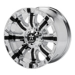 RBP 94R 18x10 8x170 BP / 5.5 BS 0mm Offset 129mm CB (Hub Centric) Chrome w/Black Inserts Wheel