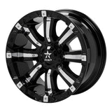 RBP 94R 20x10 6x135 BP / 5.5 BS 0mm Offset 87mm CB (Hub Centric) Black w/Chrome Inserts Wheel