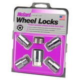 McGard Wheel Lock Nut Set - 4pk. (Reg. Shank Seat) 1/2-20 / 13/16 Hex / 1.38in. Length - Chrome