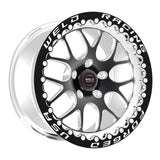 Weld S77 17x10 / 5x4.75 BP / 7.2in. BS Black Wheel (High Pad) - Black Single Beadlock MT