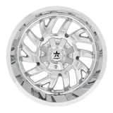 RBP 65R Glock 22x12 5x127 BP / 4.75 BS -44mm Offset 78mm CB (Hub Centric) Chrome Wheel