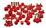 Energy Suspension 02-09 Nissan 350Z / 03-07 Infinity G35 Coupe Red Hyper-Flex Master Bushing Set