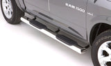 Lund 09-15 Dodge Ram 1500 Crew Cb (Built Before 7/1/15) 6in. Oval Straight Chrome Nerf Bars - Chrome