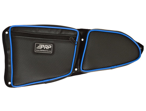 PRP Polaris RZR Front Door Bag with Knee Pad (Driver Side)- Blue