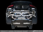 AWE Tuning 991 Carrera Performance Exhaust - Chrome Silver Tips