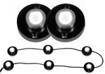 ANZO Bed Rail Lights Universal LED Heavy Duty 6 Pod LED Bed Rail/Rock Crawler Lighting