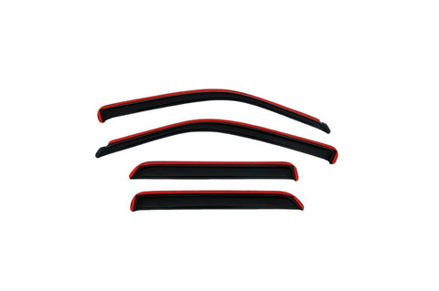 AVS 99-05 Volkswagen Jetta Ventvisor In-Channel Front & Rear Window Deflectors 4pc - Smoke