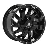 RBP 65R Glock 20x10 5x127/139.7 BP / 5.5 BS 0mm Offset 78mm CB (Hub Centric) Gloss Black Wheel