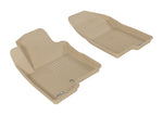 3D MAXpider 2007-2013 Jeep Compass Kagu 1st Row Floormat - Tan