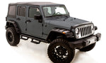 Lund 07-17 Jeep Wrangler RX-Rivet Smooth Elite Series Fender Flares w/Black Bolts - Black (4 Pc.)