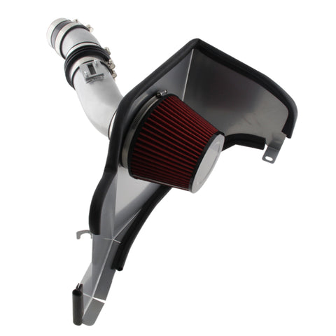 Xtune Ford MUStang 2011-2012 3.7L V6 Intake ( w/Heat Shield Red Filter ) Gray IN-HS-FM11V6-37-GY