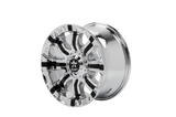 RBP 94R 17x9.0 8x170 BP / 5 BS 0mm Offset 129mm CB (Hub Centric) Chrome w/Black Inserts Wheel