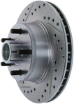 StopTech 68-73 Ford Mustang Select Sport Slotted & Drilled Front Right Rotor